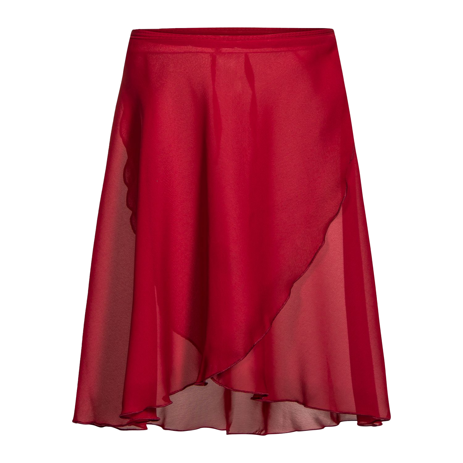 Rumpf R3050 Bordeaux Damen Wickelrock Aus Chiffon 01