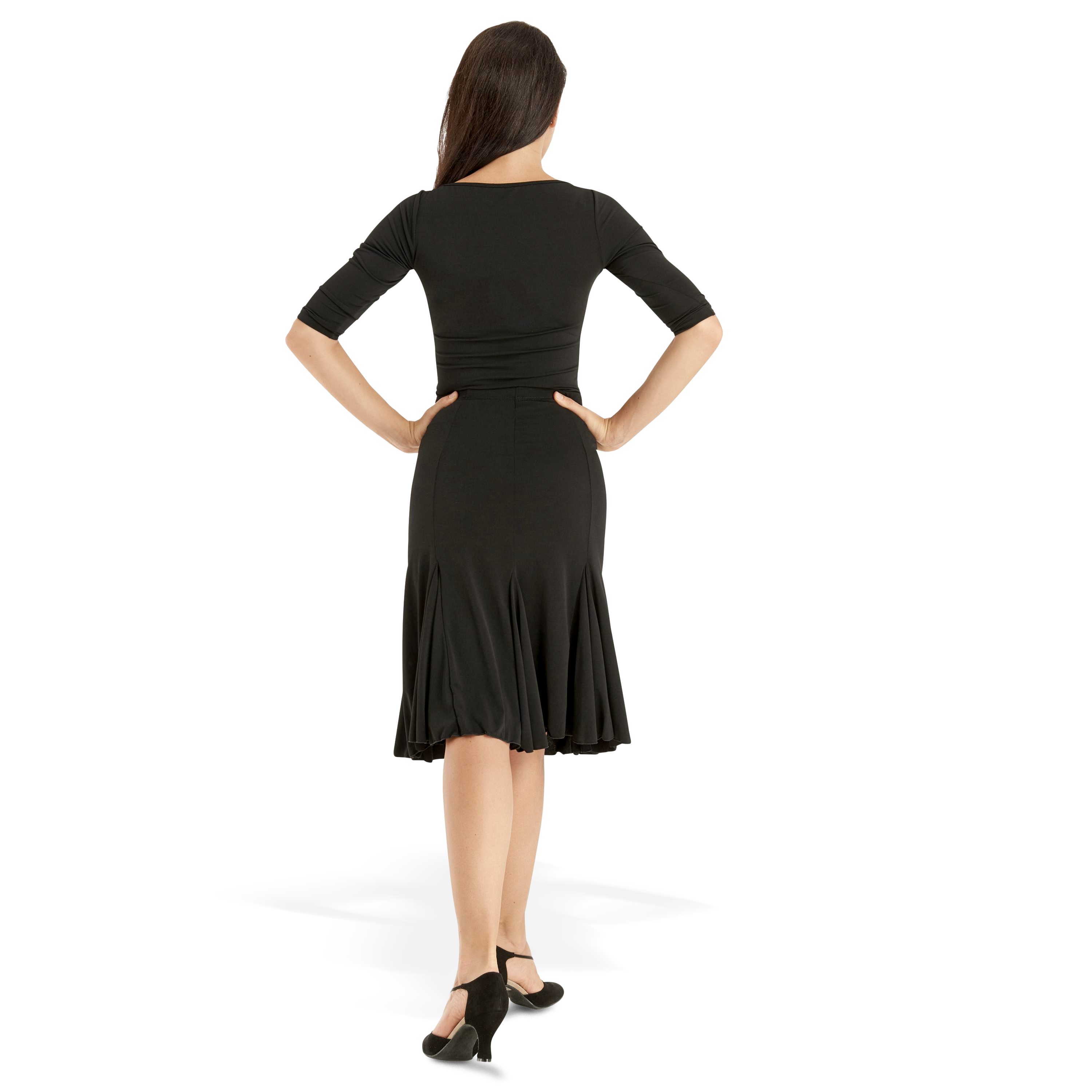 Rumpf Sandino Ru3774 Schwarz Tanz Oberteil Halbarm 02