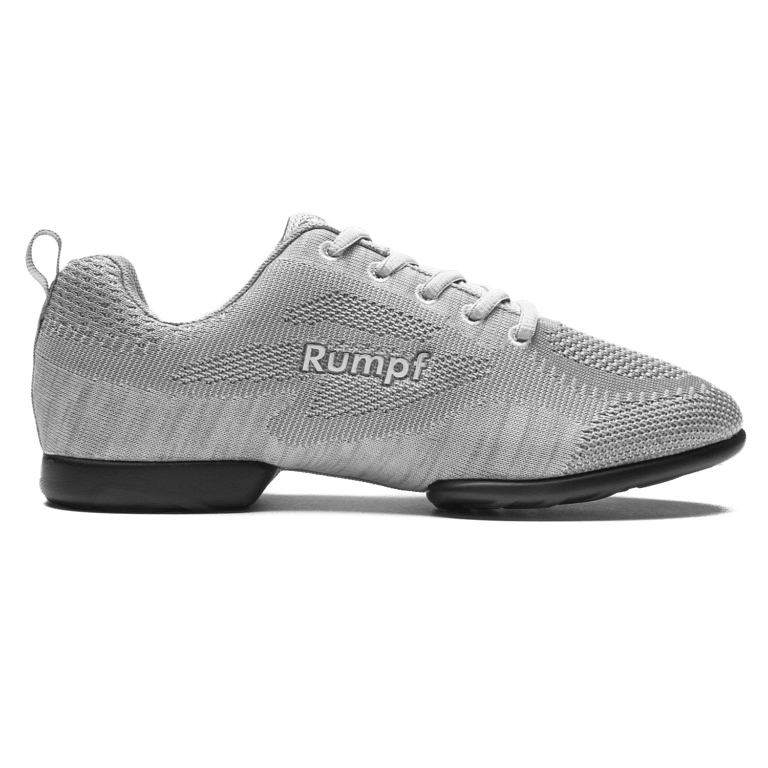 Rumpf Zuma 1567 Grey Knit Tanzsneaker Hellgrau 01