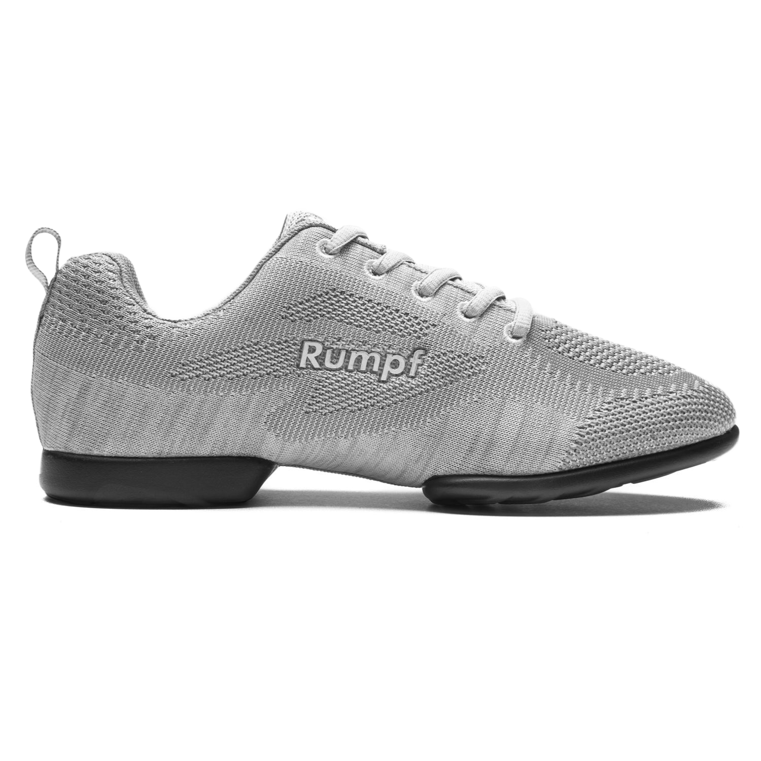 Rumpf Zuma 1567 Grey Knit Tanzsneaker Hellgrau 01