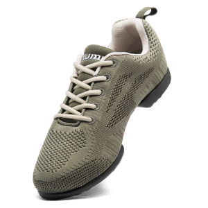 Rumpf Zuma 1567 Khaki Gestrickter Tanzsneaker Grün 05