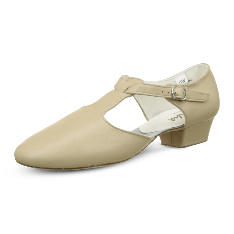 Sansha Diva Cappuccino Griechische Sandale Beige 02
