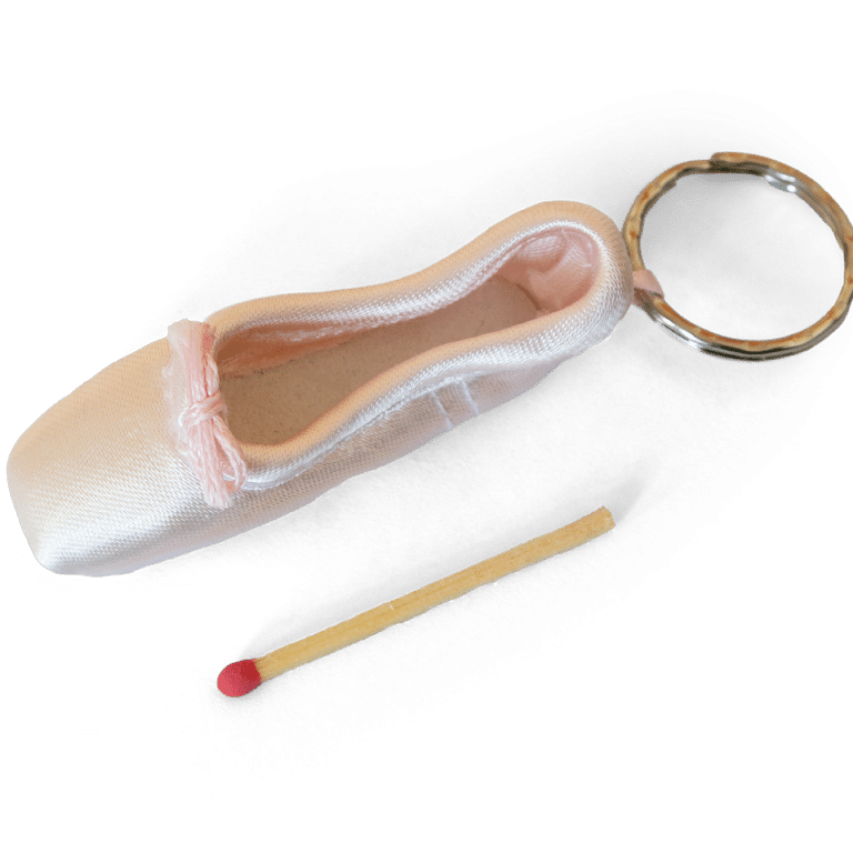 Sansha Krps English Pink Spitzenschuh Schlüsselanhänger Rosa 01