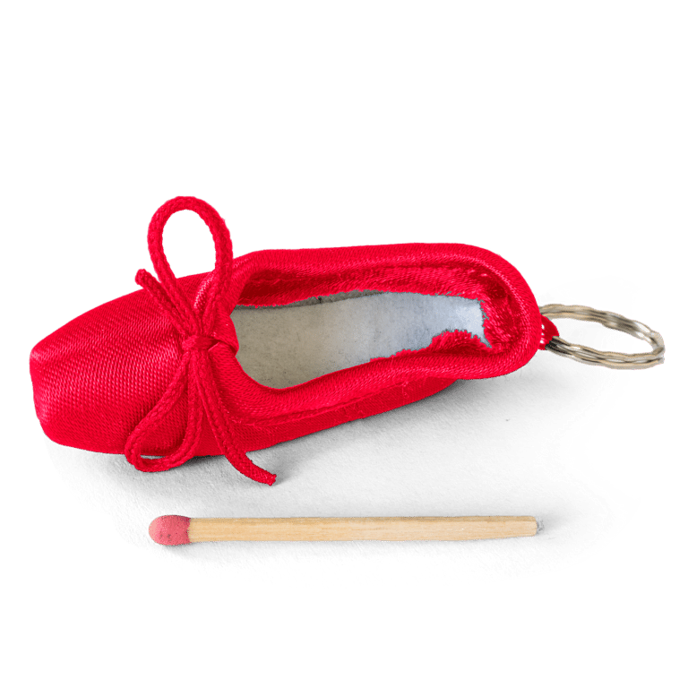 Sansha Krps Redspitzenschuh Schlüsselanhänger Rot 01