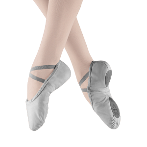Sansha Pro1c Medium Grey Leinen Ballettschläppchen Grau 02