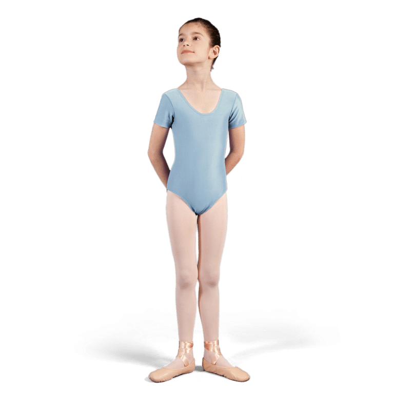 Sheddo 102c Ciprian Blue Kurzarm Ballettanzug Hellblau 01