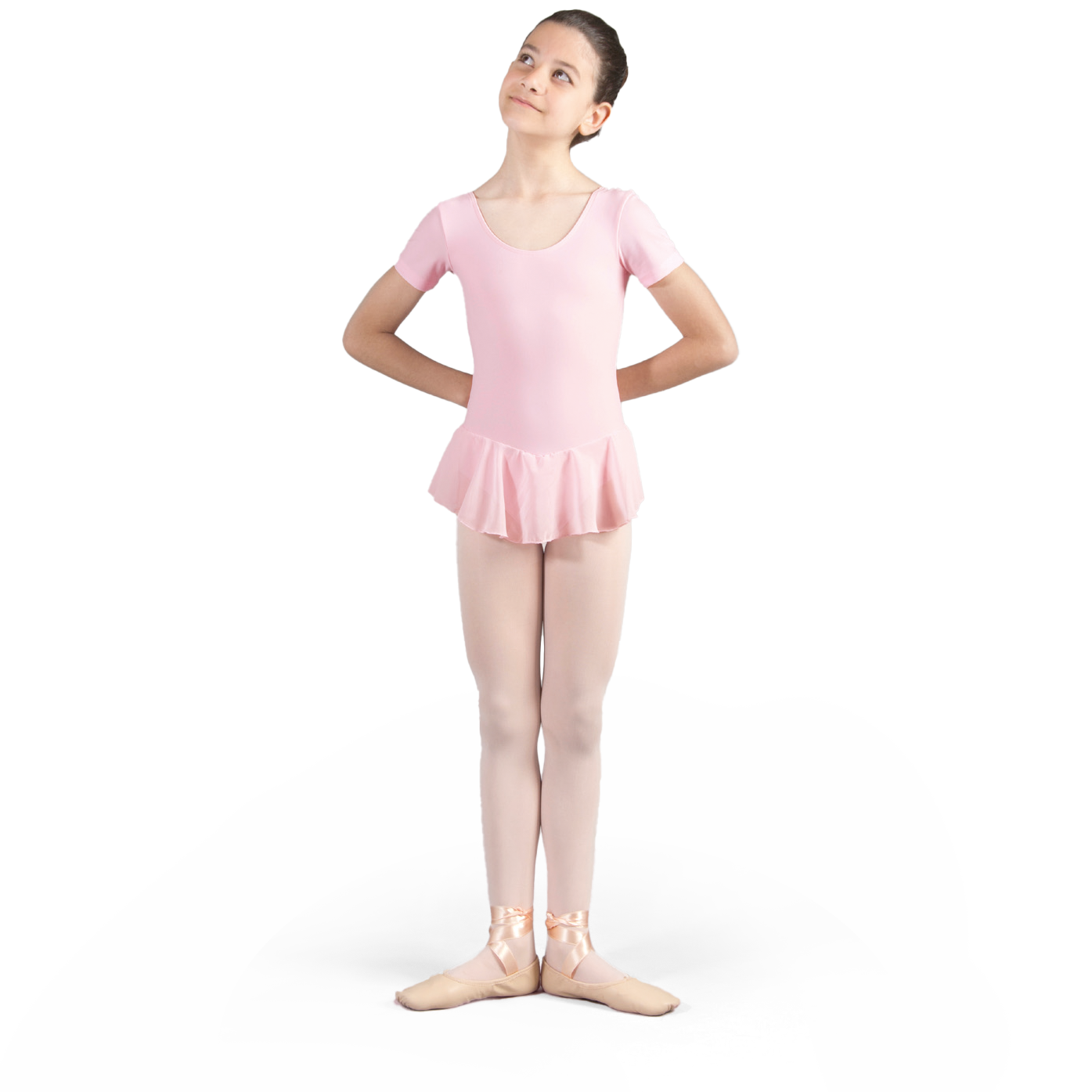 Sheddo 112c Light Pink Rosa Ballettkleid Für Mädchen 01