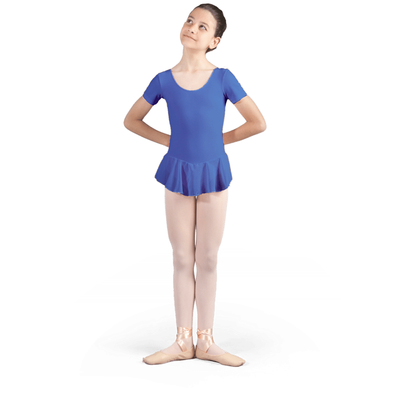 Sheddo 112c Royal Blue Kinder Ballettbody Mit Rock Blau 01