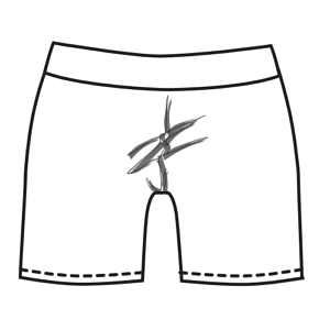 Sheddo 2100w Tanz Shorts Zeichnung