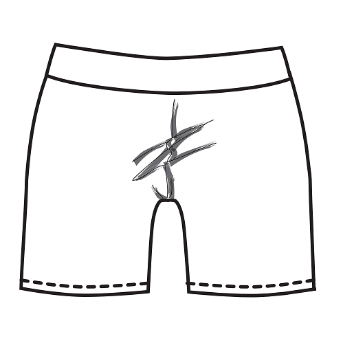 Sheddo 2100w Tanz Shorts Zeichnung