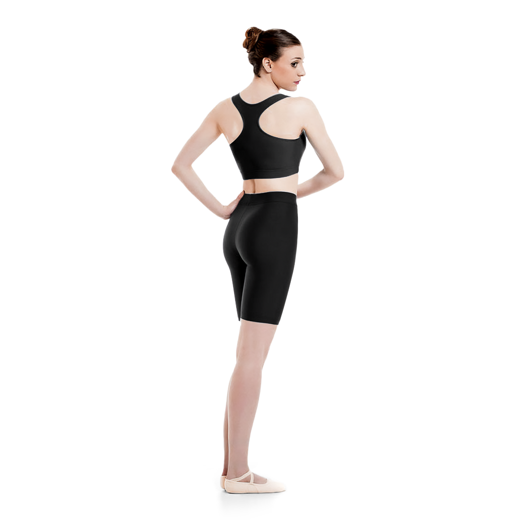 Sheddo 2200w Black Kurze Tanz Leggings Schwarz 01