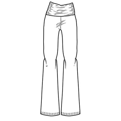 Sheddo Pa09341 Tanzhose Damen Zeichnung