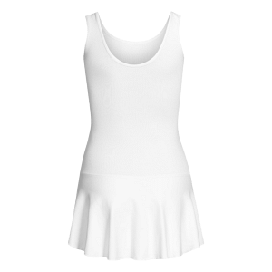 So Danca 10709 Weiß Ärmelloses Ballettkleid Für Mädchen 01
