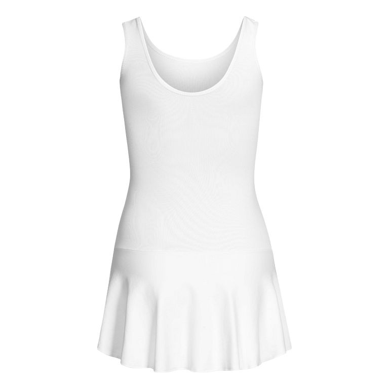 So Danca 10709 Weiß Ärmelloses Ballettkleid Für Mädchen 01