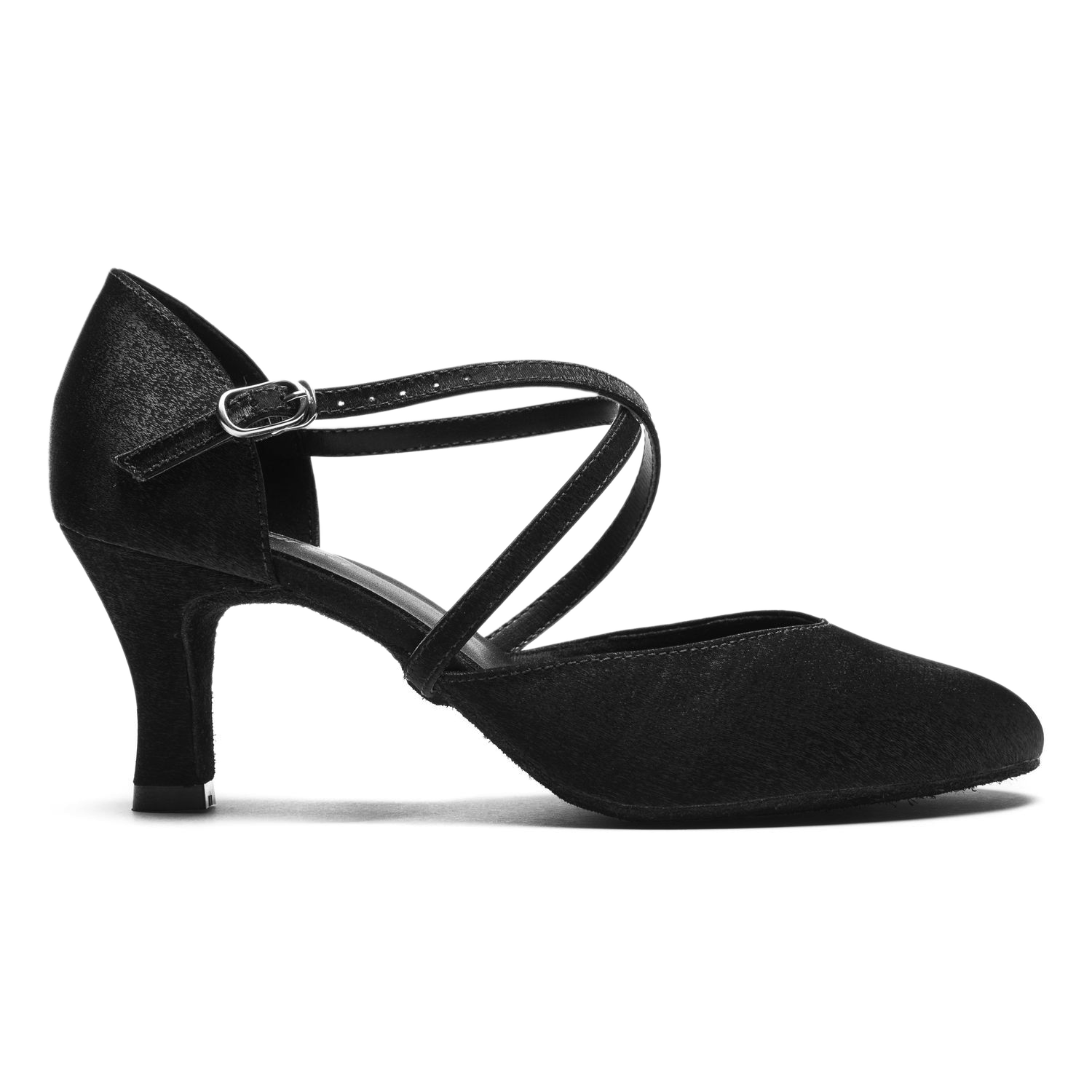 So Danca Bl156 Black Satin Tanzschuhe Schwarz 01
