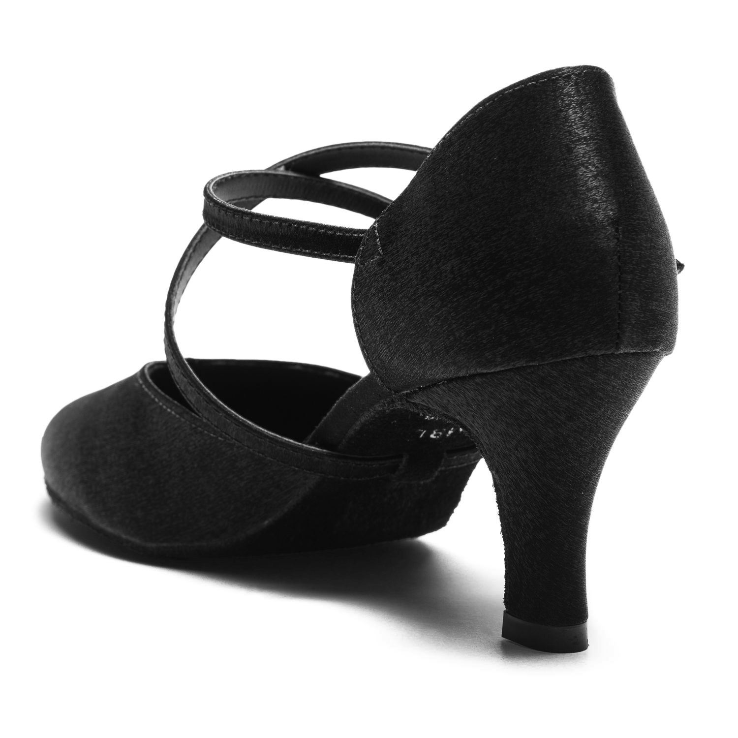 So Danca Bl156 Black Satin Tanzschuhe Schwarz 03
