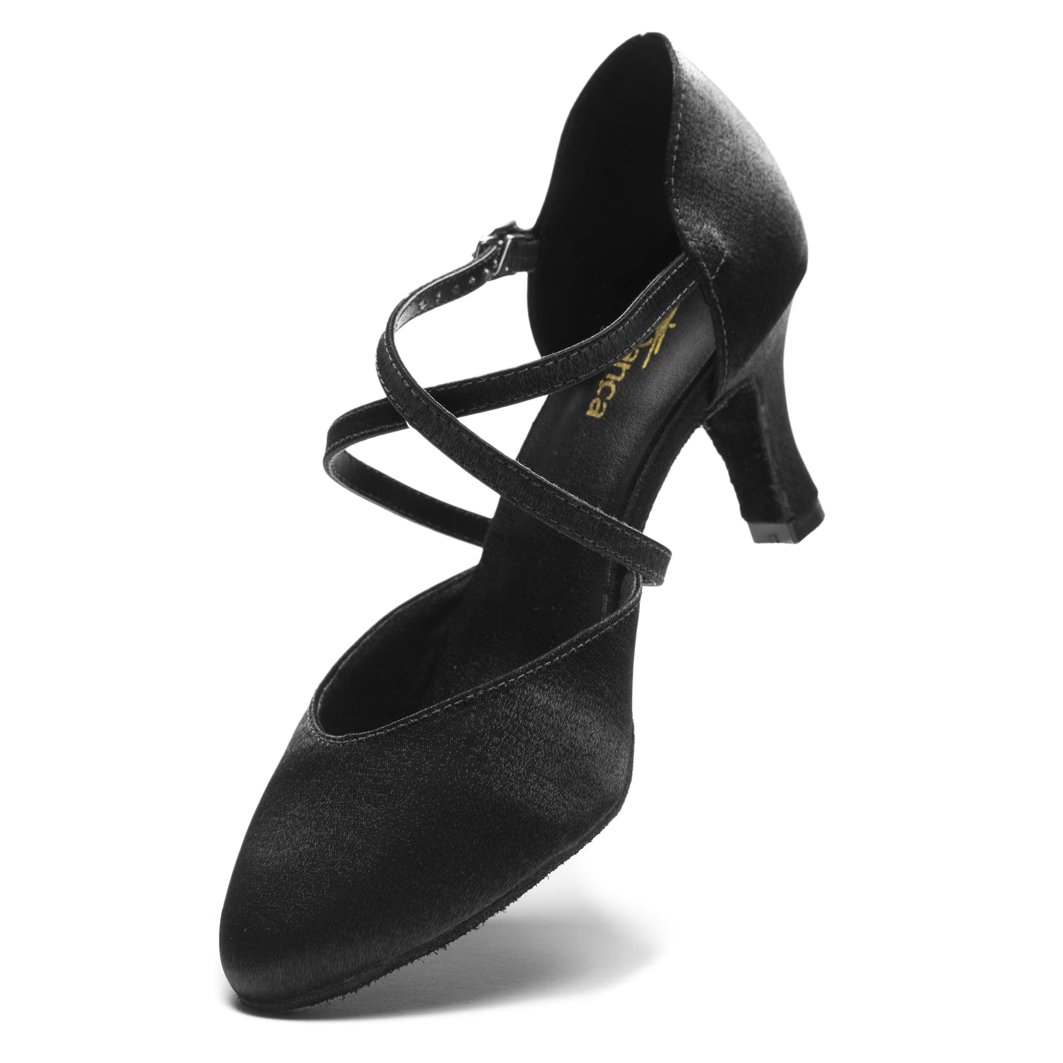 So Danca Bl156 Black Satin Tanzschuhe Schwarz 04