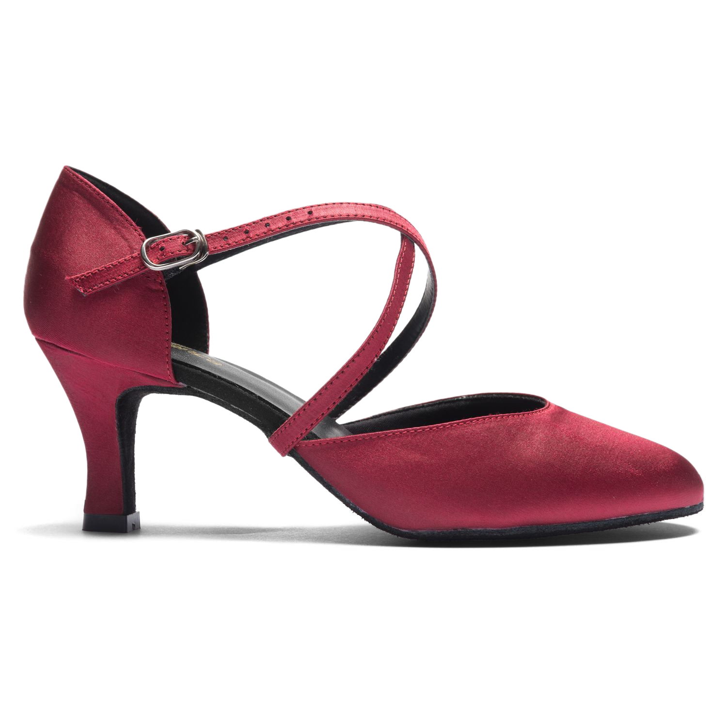 So Danca Bl156 Burgundy Tanzschuhe Aus Satin Weinrot 01