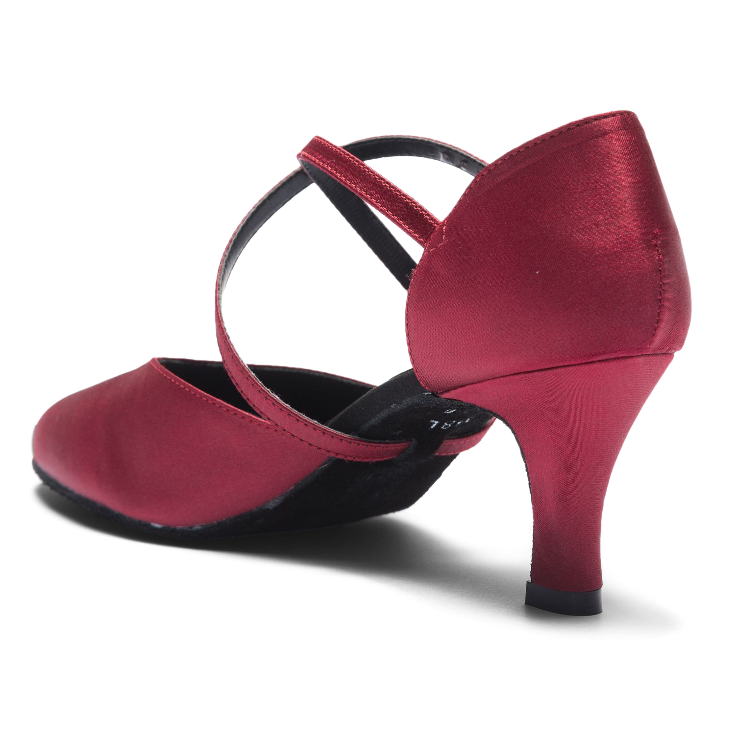 So Danca Bl156 Burgundy Tanzschuhe Aus Satin Weinrot 03