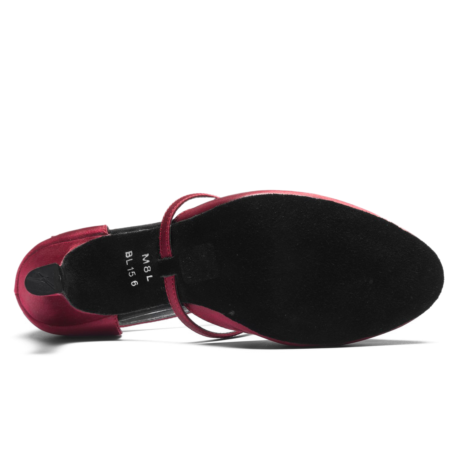 So Danca Bl156 Burgundy Tanzschuhe Aus Satin Weinrot 05