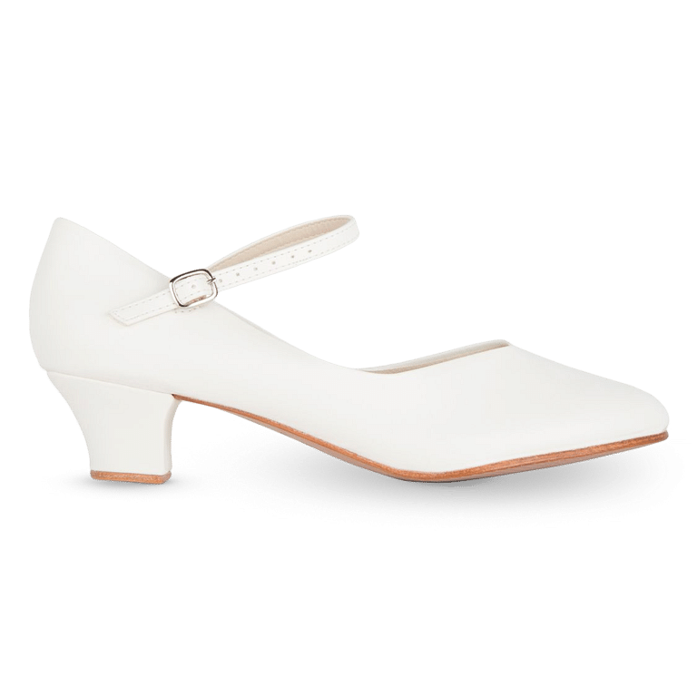 So Danca Ch50 Ivory Charakterschuh Glattleder Sohle Crème Weiß 01