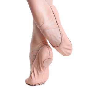 So Danca Sd60 Leder Ballettschläppchen Geteilte Sohle Rosa 03