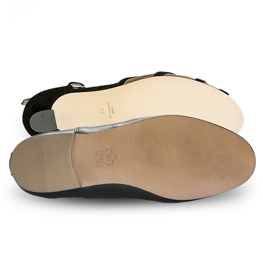 Tanzschuhe mit Ledersohle