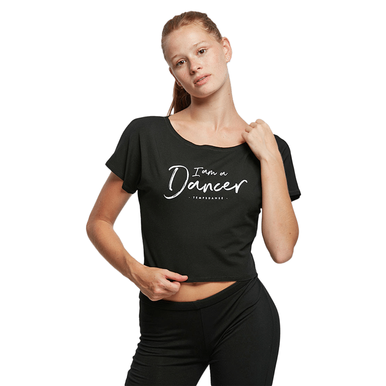 Tempsdanse Agile I Am Viskose Top Damen Bauchfrei Schwarz 02