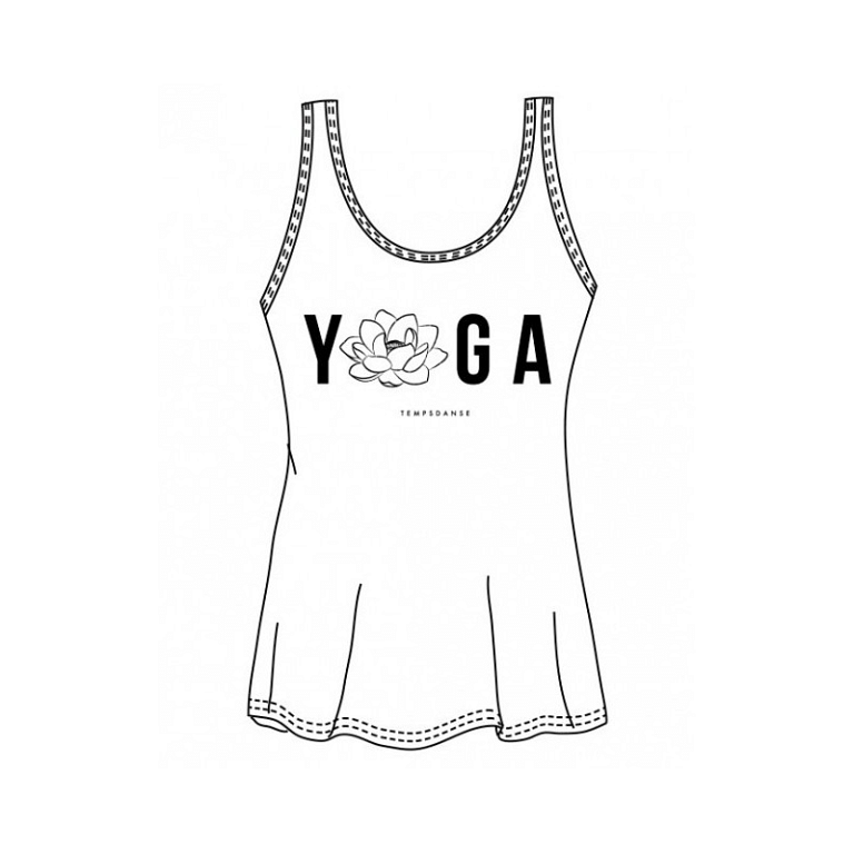 Tempsdanse Astral Karma Sable Yoga Tank Top Viskose
