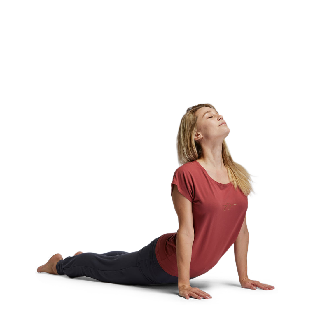 Tempsdanse Ava Yogi Yoga Shirt Viskose Rotbraun 03