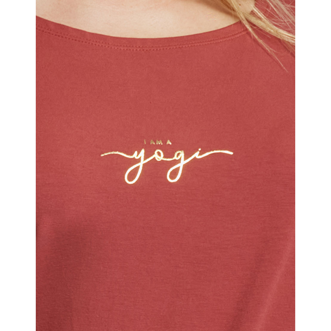 Tempsdanse Ava Yogi Yoga Shirt Viskose Rotbraun 04