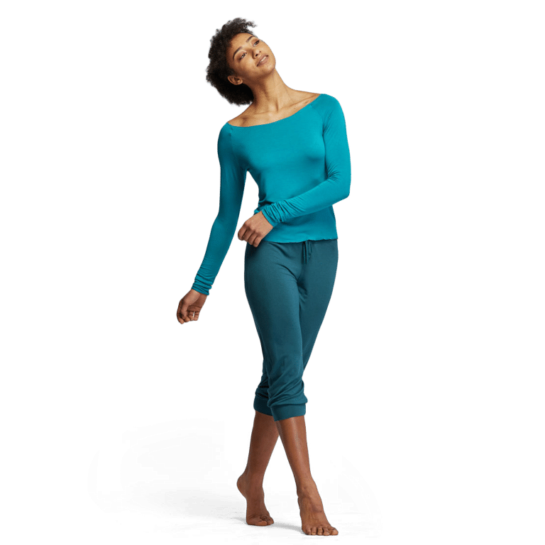 Tempsdanse Bakara Jaspe Capri Trainingshose Petrol 03