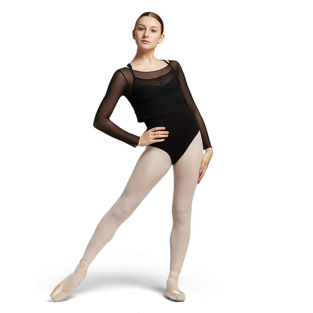 Tempsdanse Danube Noir Crop Top Mesh Schwarz 01