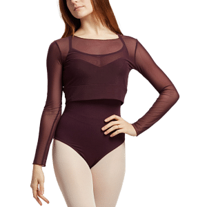 Tempsdanse Danube Plum Transparentes Crop Top Lila 02