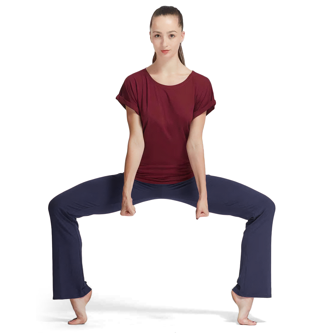 Tempsdanse Luna Encre Viskose Jazzhose Dunkelblau 03