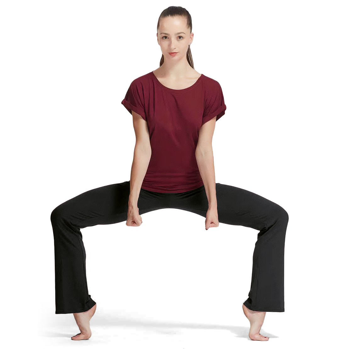 Tempsdanse Luna Noir Schwarze Jazzhose Aus Viskose 04