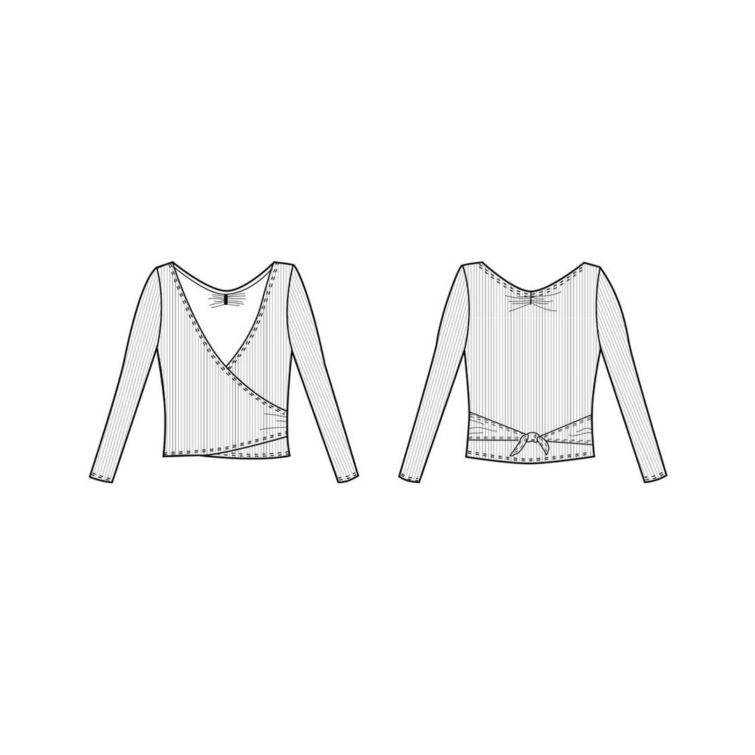 Tempsdanse Rivoli Wickeljacke Gerippt Schnitt