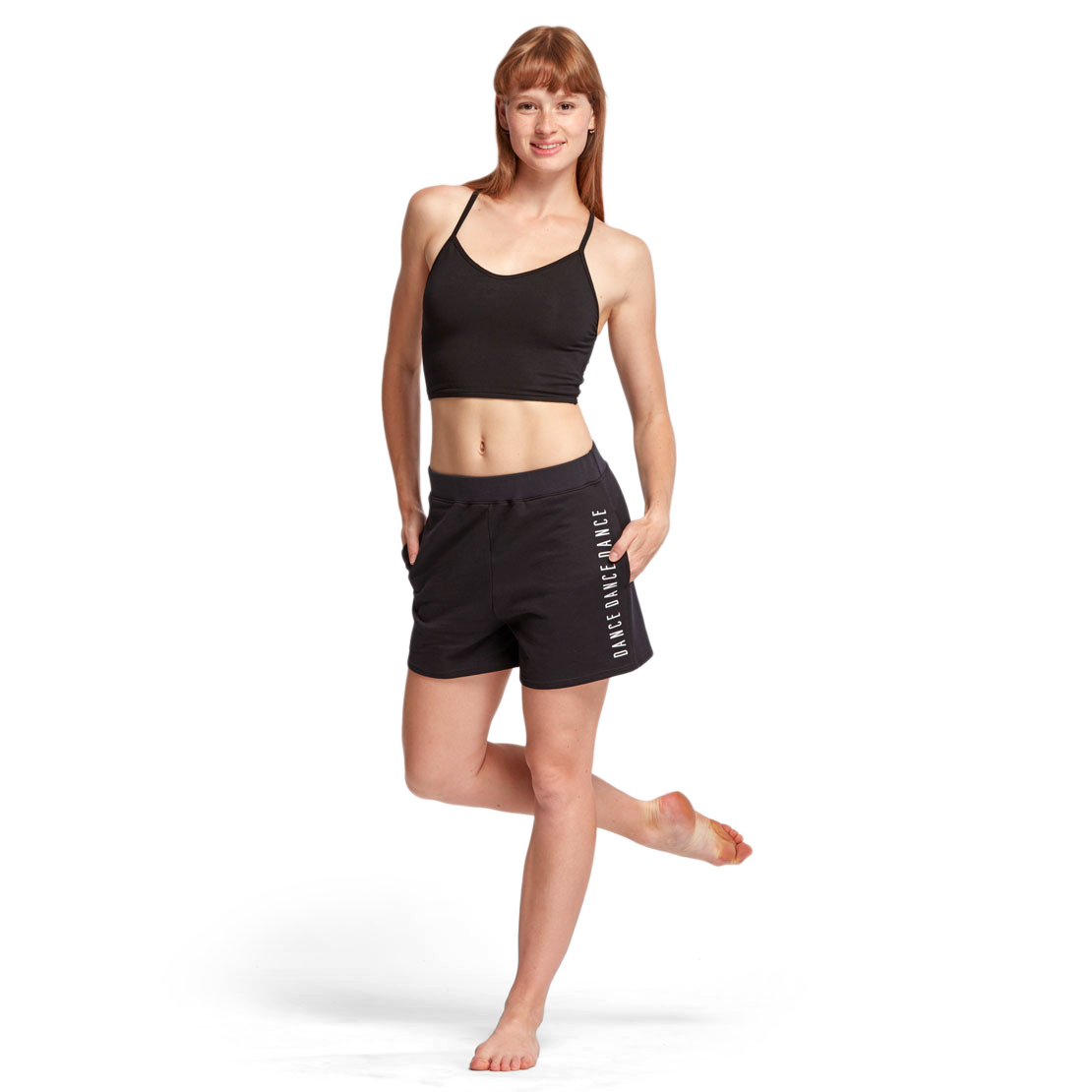 Tempsdanse Tanger Square Noir Tanz Shorts Mit Taschen 01