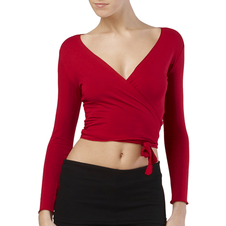 Tempsdanse Vigueur Rubis Ballett Wickeljacke Damen Rot 01