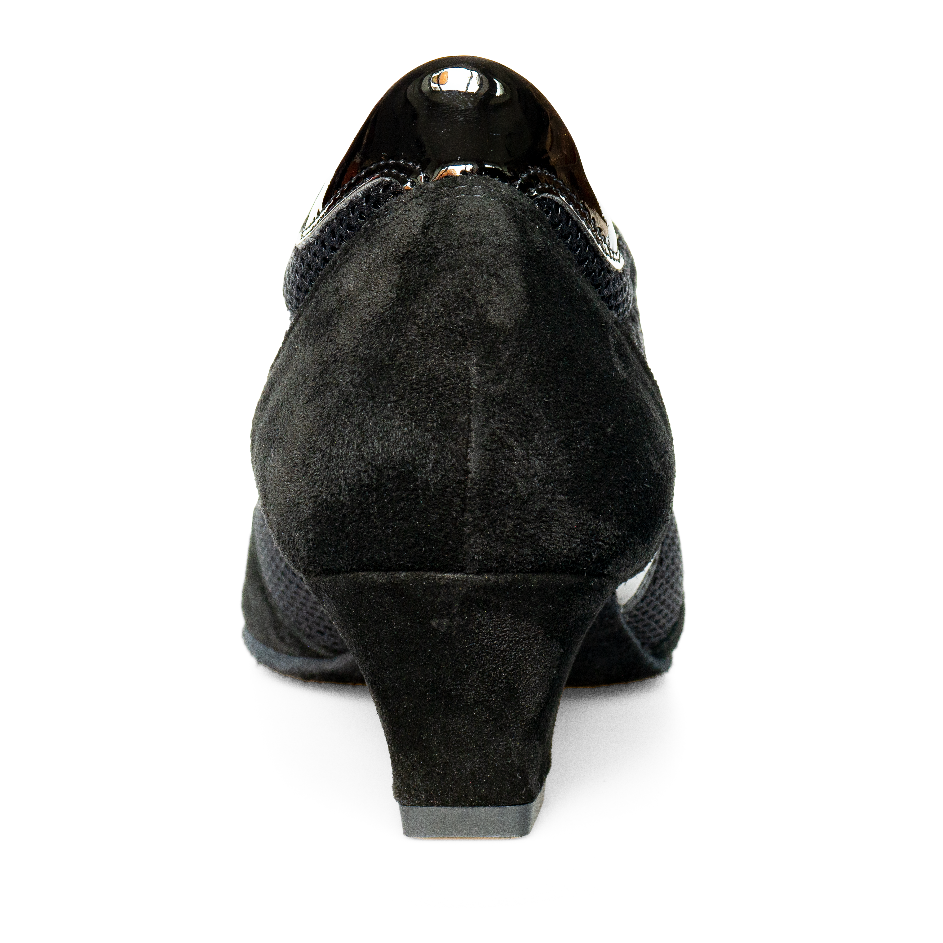Toptanz La Conda 4040 Schwarz Velours Trainer Tanzschuh 4cm Absatz 04