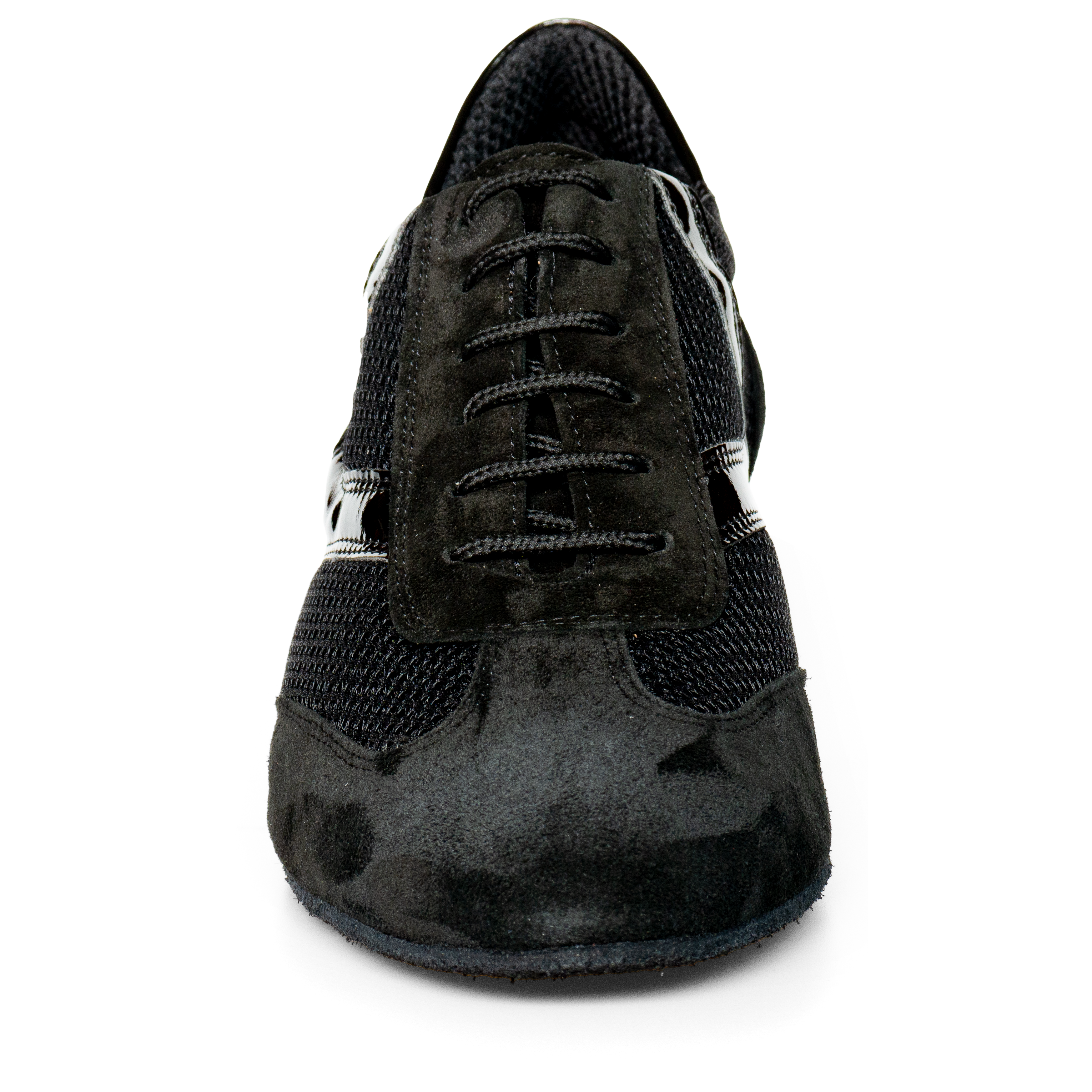Toptanz La Conda 4040 Schwarz Velours Trainer Tanzschuh 4cm Absatz 05