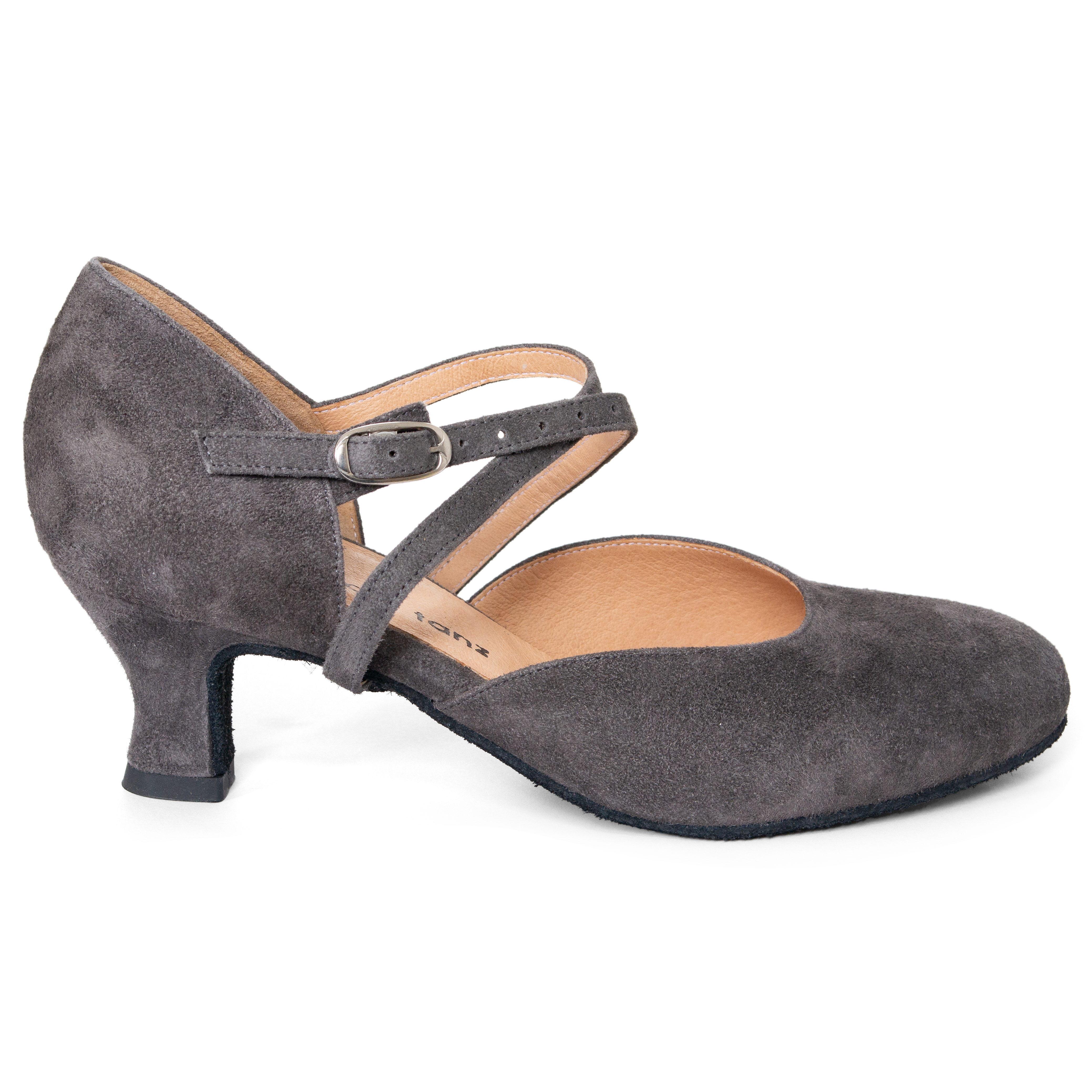 Toptanz Madonna 3950 Tanzschuh Vorne Geschlossen Grau&amp;nbsp;01