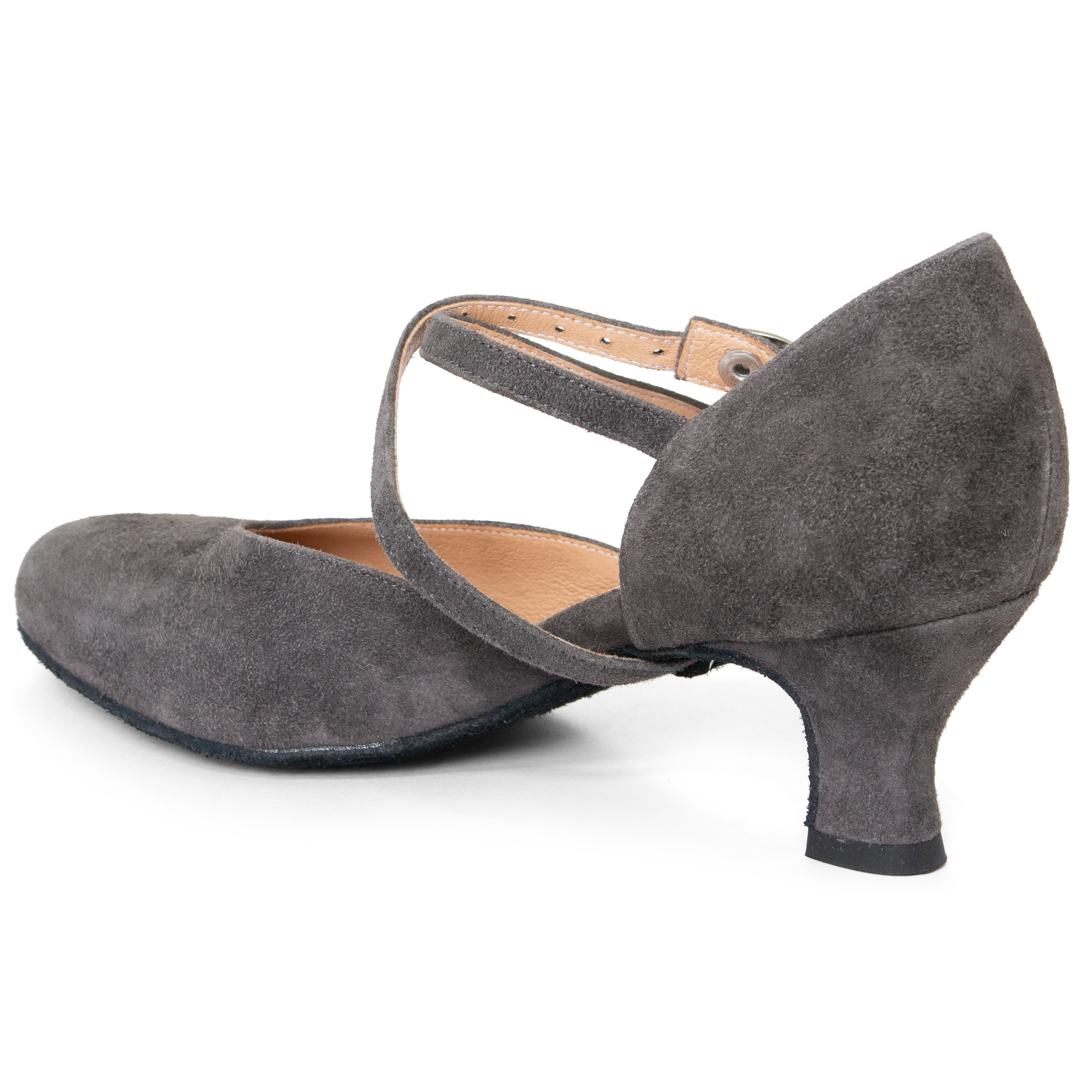 Toptanz Madonna 3950 Tanzschuh Vorne Geschlossen Grau&amp;nbsp;03