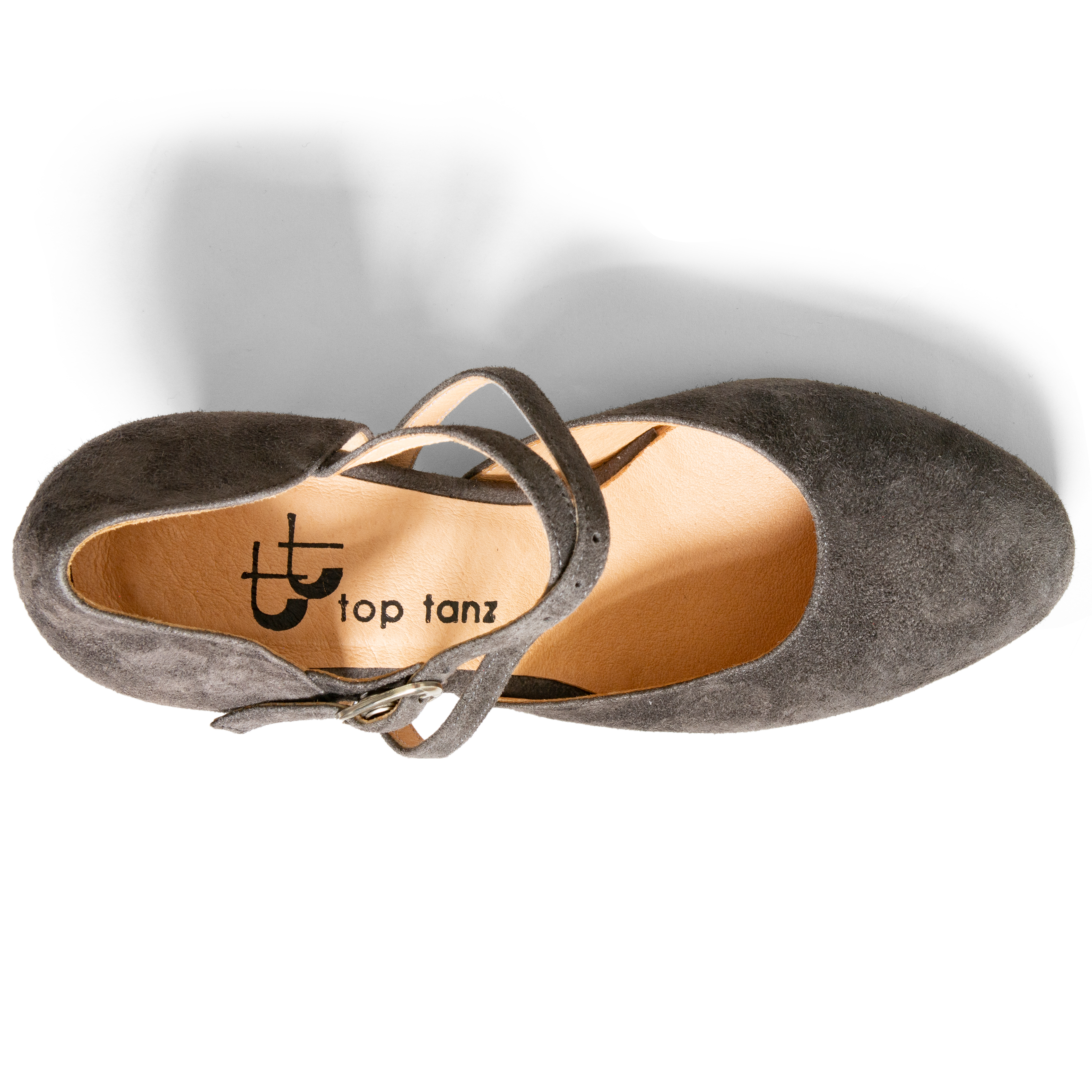 Toptanz Madonna 3950 Tanzschuh Vorne Geschlossen Grau&amp;nbsp;06