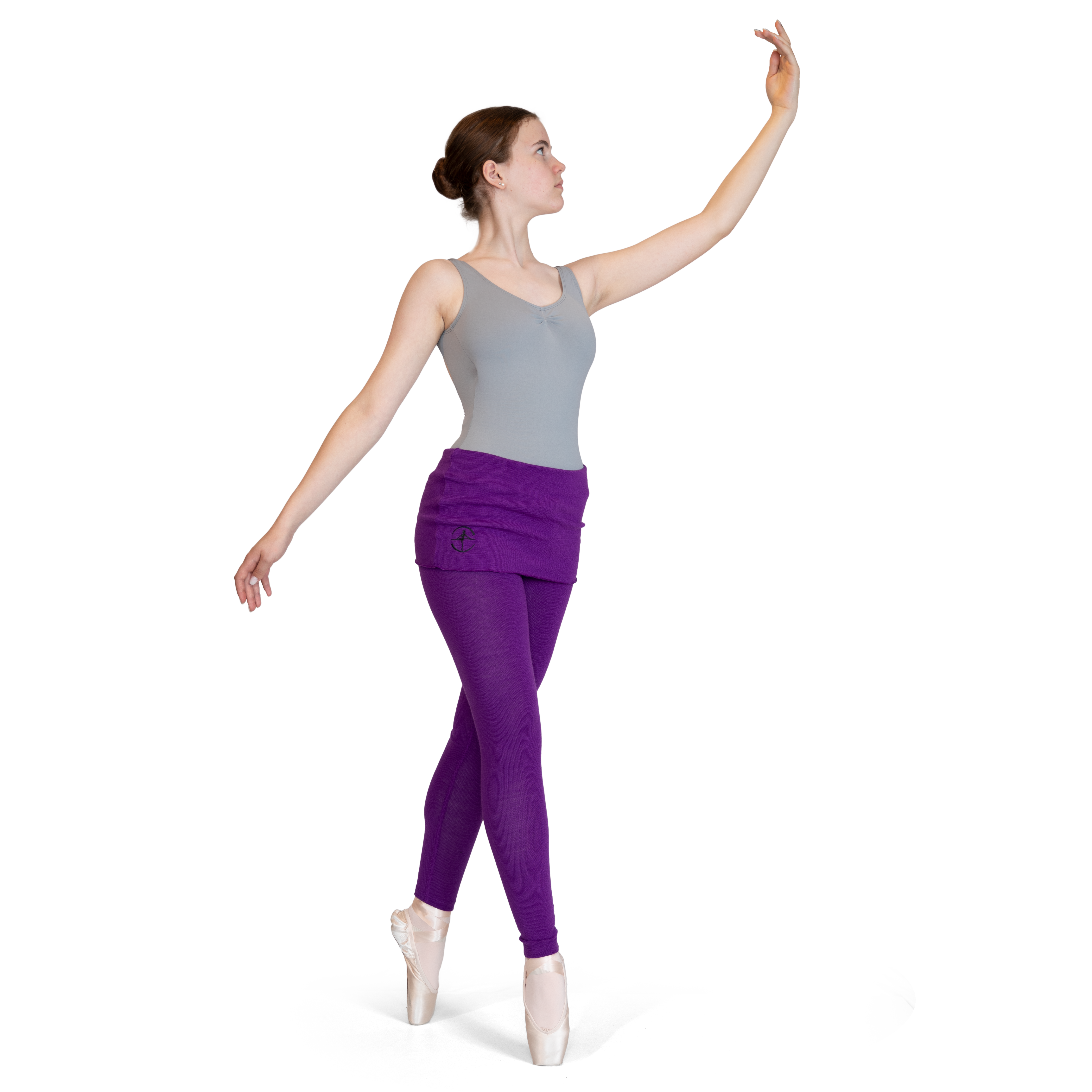 Wear Moi Crysalide Amethyste Strick Leggings Mit Rock Lila&amp;nbsp;01