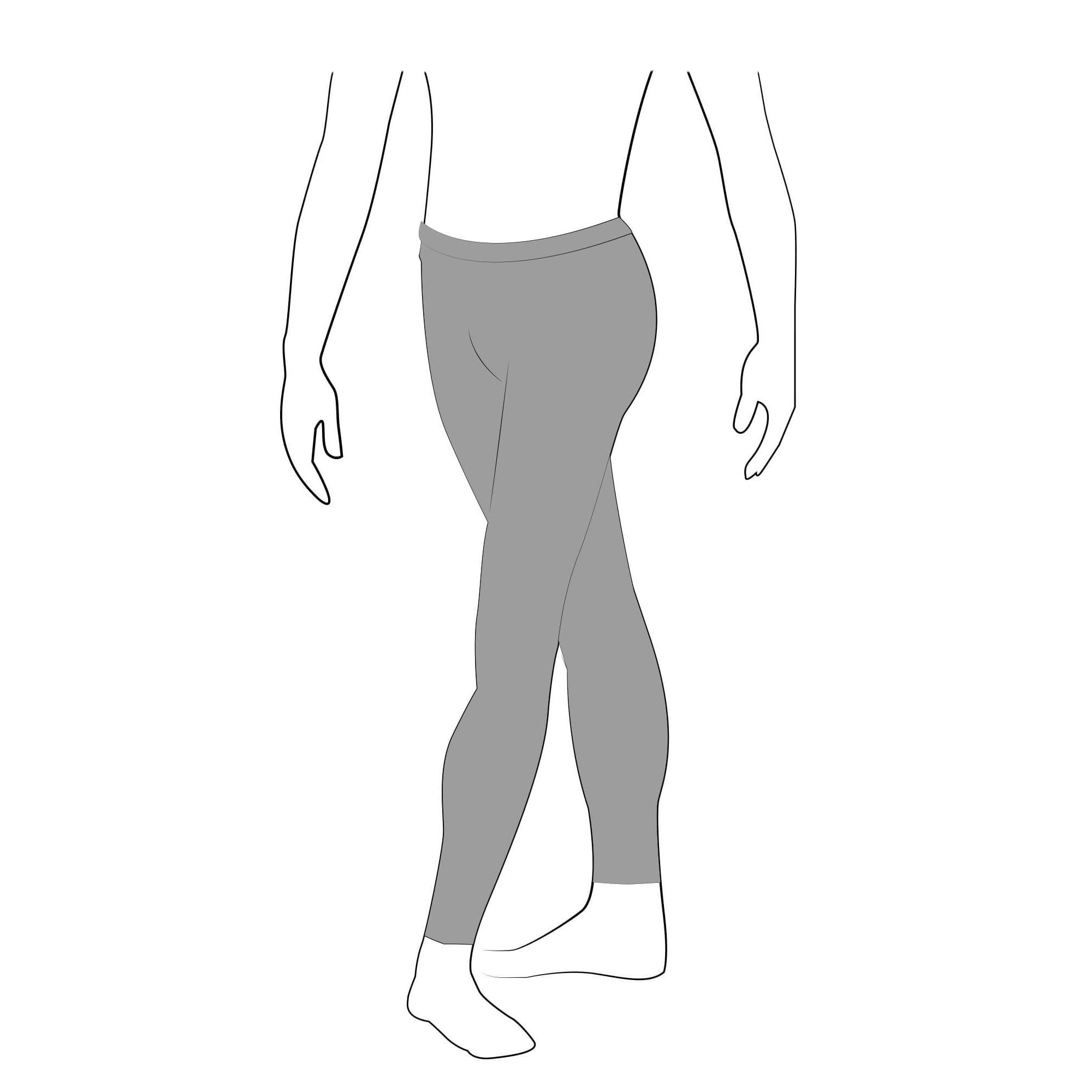 Wear Moi Hamada Tanz Leggings Herren Schnitt