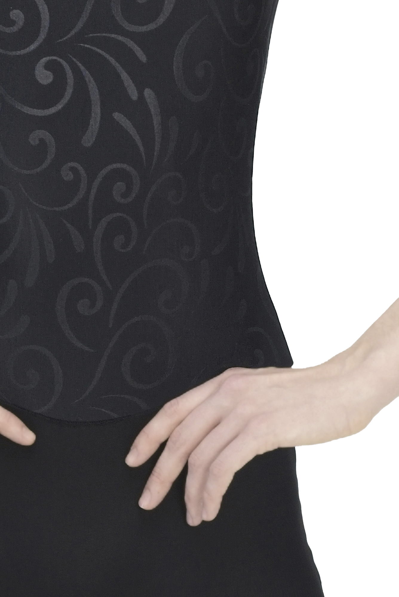 Wear Moi Valaya Black Tanzbody Mit Bein Schwarz 04
