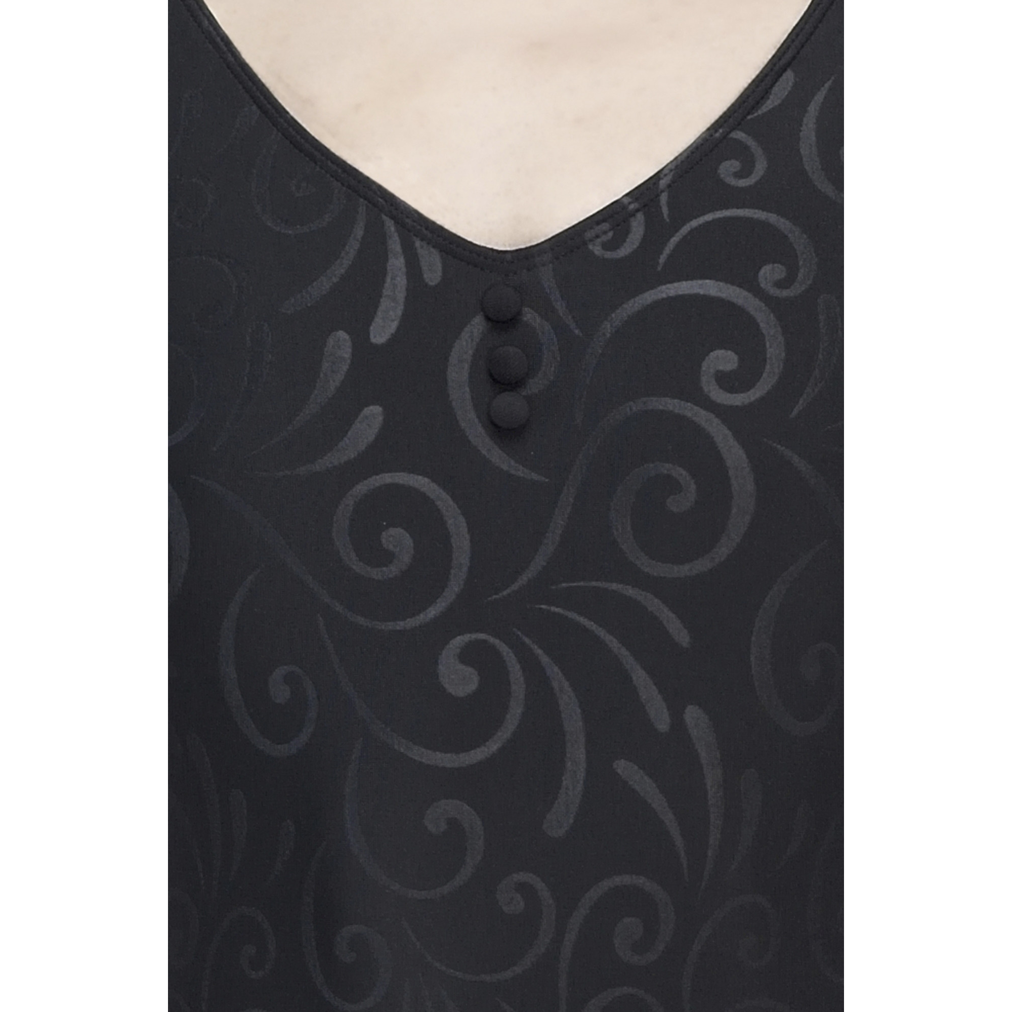 Wear Moi Valaya Black Tanzbody Mit Bein Schwarz 05