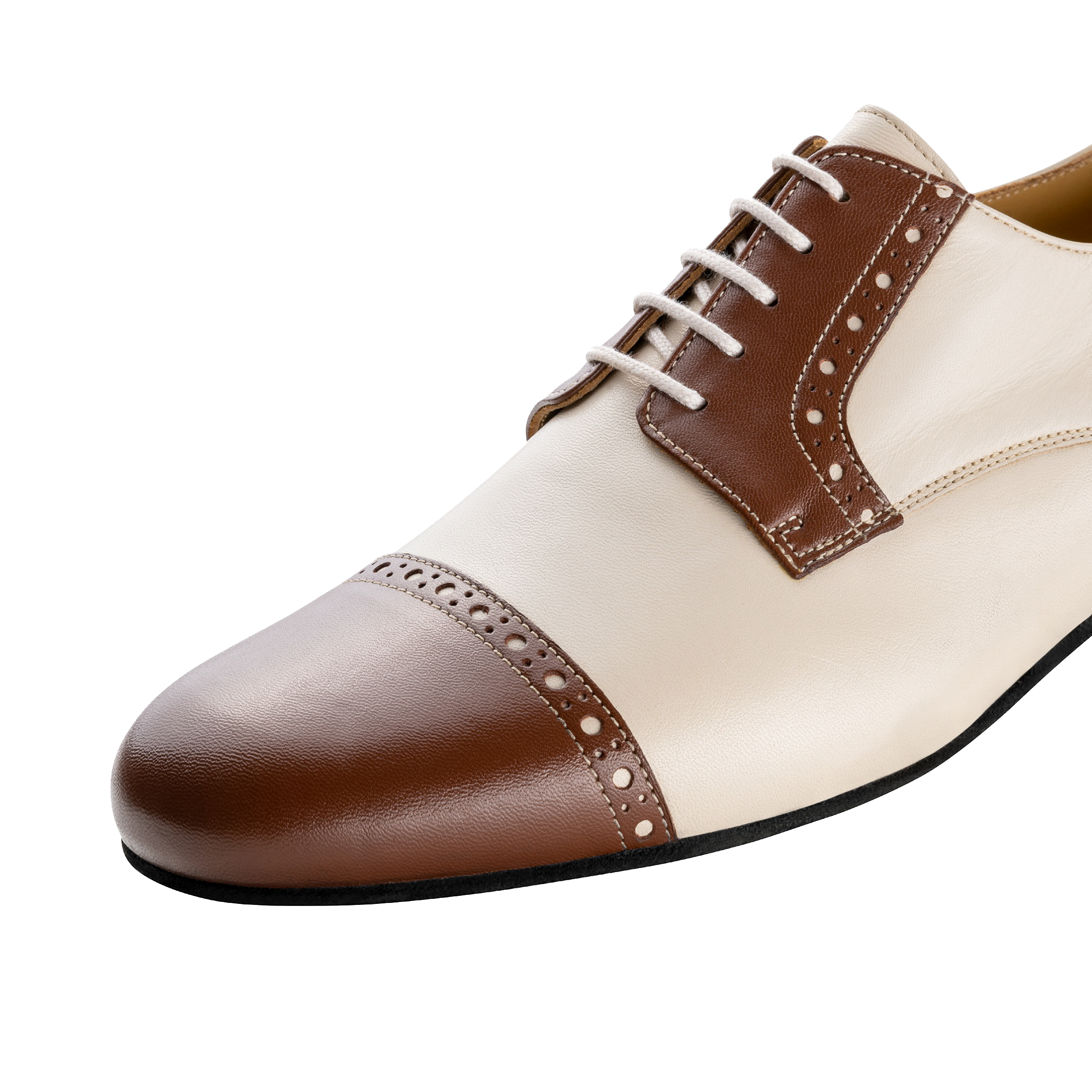 Werner Kern Bergamo 28051 Kaduna Crème Herren Tanzschuh 2 Farbig Braun Beige&amp;nbsp;02