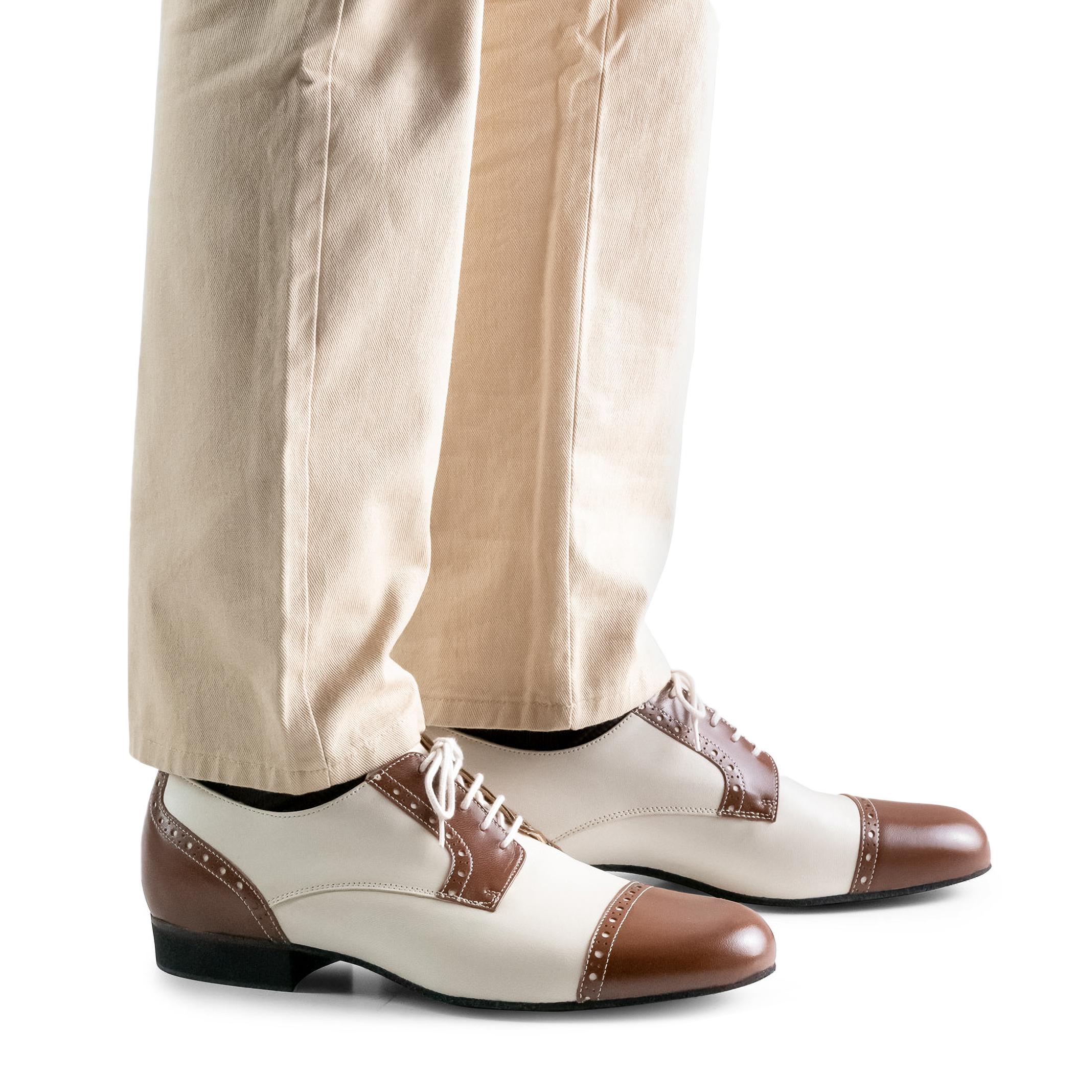 Werner Kern Bergamo 28051 Kaduna Crème Herren Tanzschuh 2 Farbig Braun Beige&amp;nbsp;05